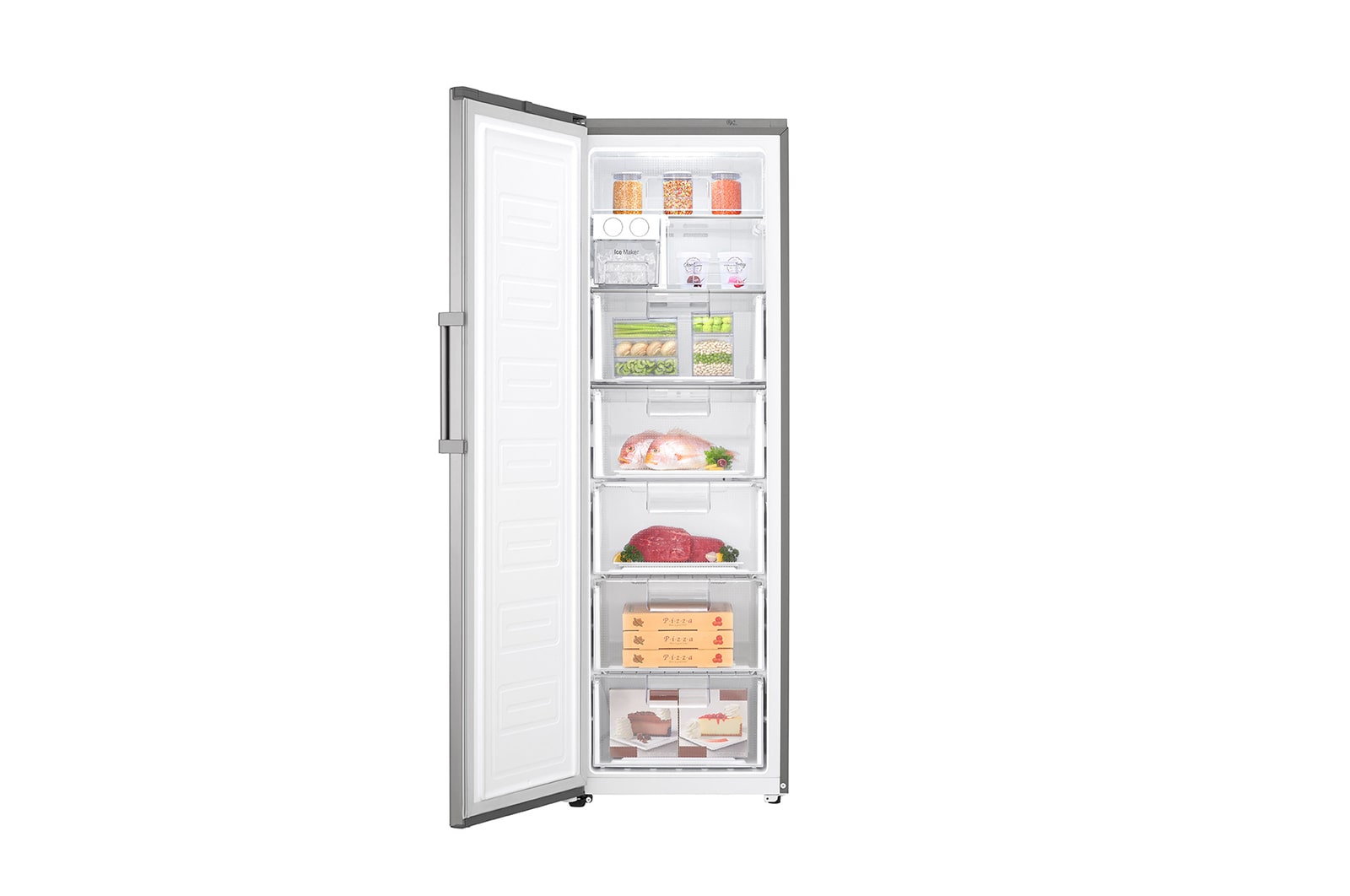 LG Congélateur 1 porte| 313L | F | Total No Frost | Compresseur Linéaire Inverter, LG GF5237PZJZ1