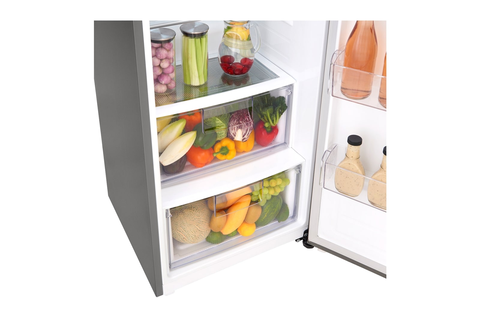 LG Réfrigérateur 1 porte| 382L | F | Total No Frost | Compresseur Linéaire Inverter, LG GL5241PZJZ1