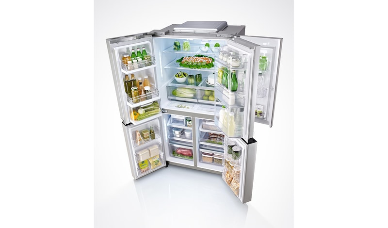 LG Réfrigérateur 4 portes | 601L | No Frost | Door-In-Door ® | Compresseur Linéaire Inverter | Clayettes Smart Slide | Pure N Fresh, LG GLC8839SC