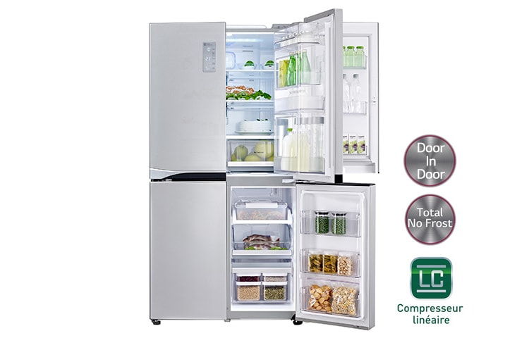 Blanc] Réfrigérateur américain LG GR-L196TLQA : connecteur de