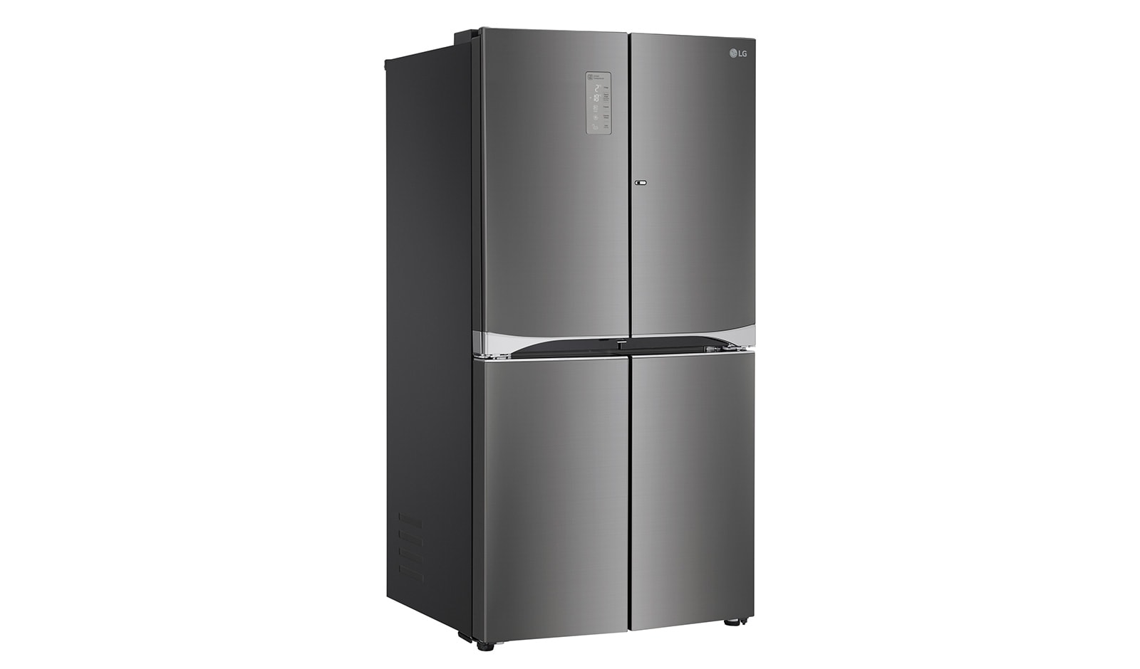 LG Réfrigérateur Multiportes  | 4 portes  | Dual Door-in-Door  | Compresseur linéaire  | Total No Frost  | Pure N Fresh  | A++, LG GLD8859BX