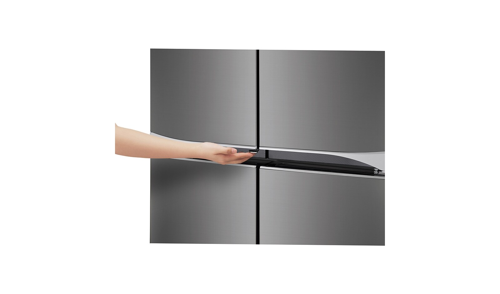 LG Réfrigérateur Multiportes  | 4 portes  | Dual Door-in-Door  | Compresseur linéaire  | Total No Frost  | Pure N Fresh  | A++, LG GLD8859BX