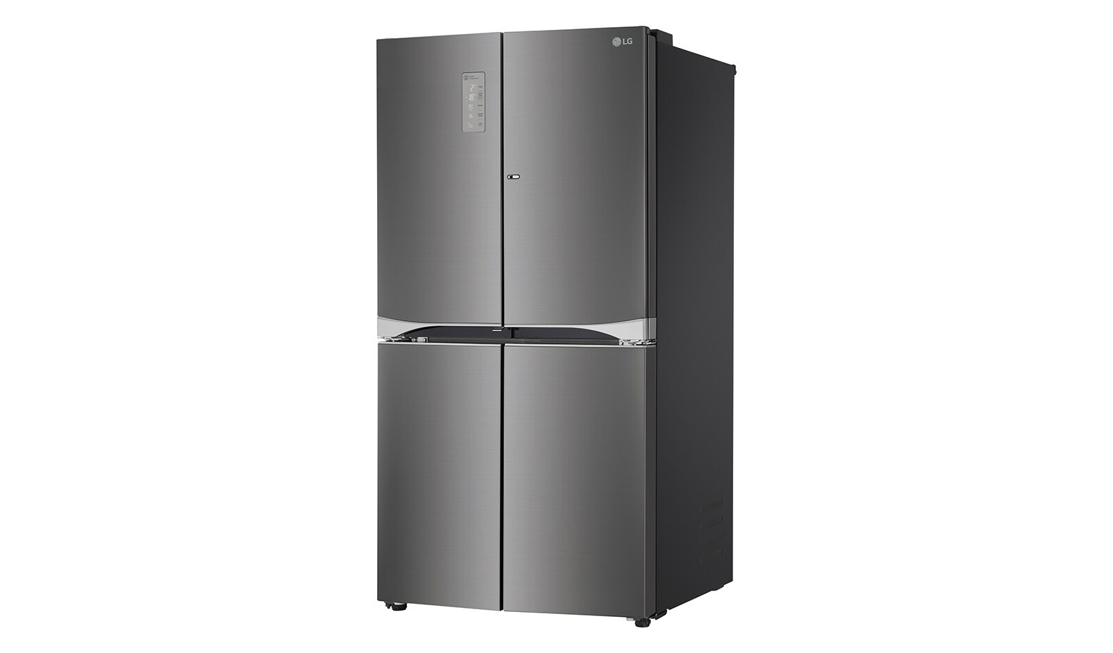 LG Réfrigérateur Multiportes  | 4 portes  | Dual Door-in-Door  | Compresseur linéaire  | Total No Frost  | Pure N Fresh  | A++, LG GLD8859BX
