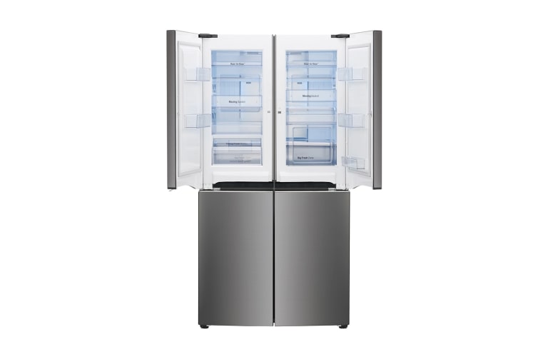 LG Réfrigérateur Multiportes  | 4 portes  | Dual Door-in-Door  | Compresseur linéaire  | Total No Frost  | Pure N Fresh  | A++, LG GLD8859BX