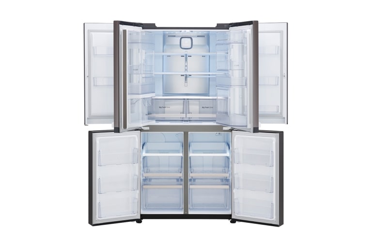 LG Réfrigérateur Multiportes  | 4 portes  | Dual Door-in-Door  | Compresseur linéaire  | Total No Frost  | Pure N Fresh  | A++, LG GLD8859BX