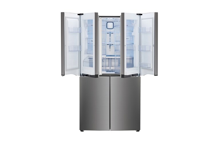 LG Réfrigérateur Multiportes  | 4 portes  | Dual Door-in-Door  | Compresseur linéaire  | Total No Frost  | Pure N Fresh  | A++, LG GLD8859BX