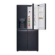 Vue avant de Réfrigérateur Multi-Portes Slim | 508L | F | Total No Frost | Compresseur Linéaire Inverter LG GMJ844MCKV