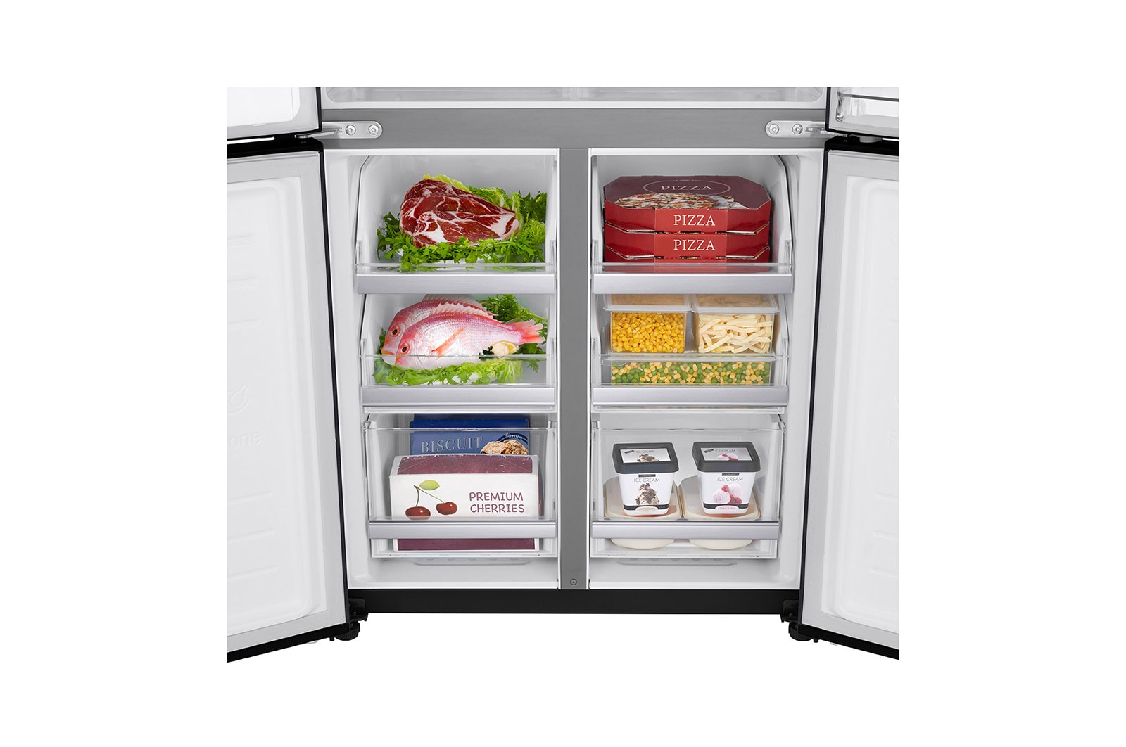 LG Réfrigérateur Multi-Portes Slim | 508L | F | Total No Frost | Compresseur Linéaire Inverter, LG GMJ844MCKV