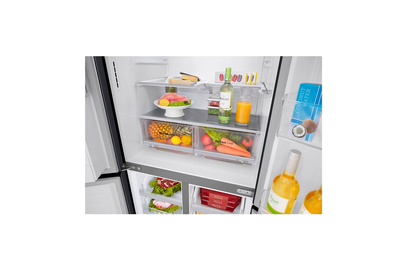 LG Réfrigérateur Multi-Portes | 506L | No Frost | Compresseur Linéaire Inverter, LG GML844MCKV