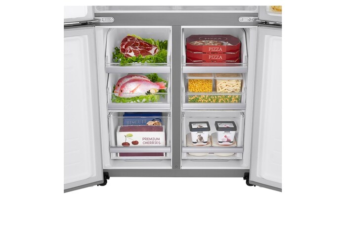 LG Réfrigérateur multi-portes | 506L |Total No Frost | Compresseur Linéaire Inverter , LG GML844PZAE