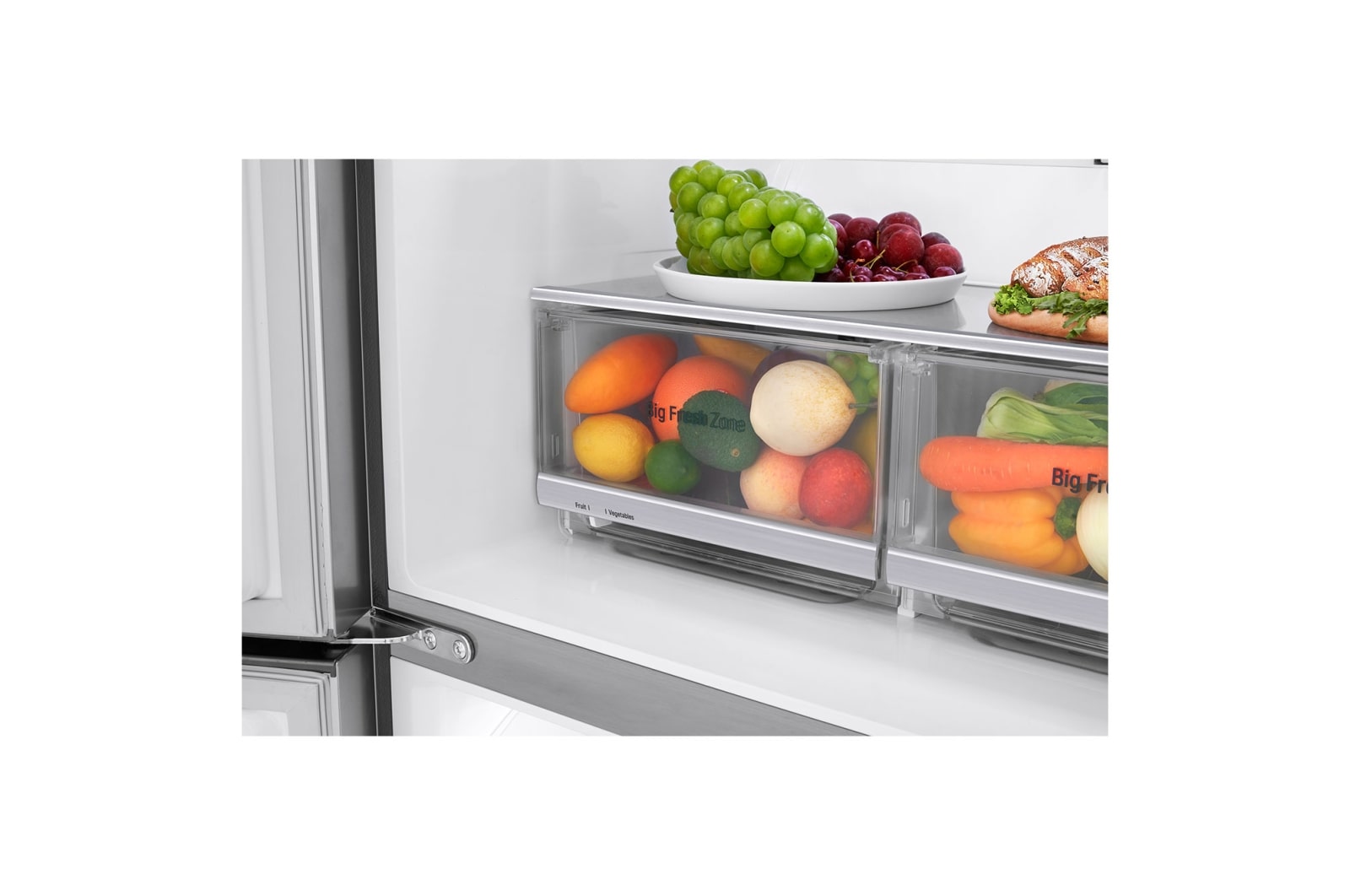 LG Réfrigérateur Multi-Portes Slim | 506L | No Frost | Compresseur Linéaire Inverter, LG GML844PZKV