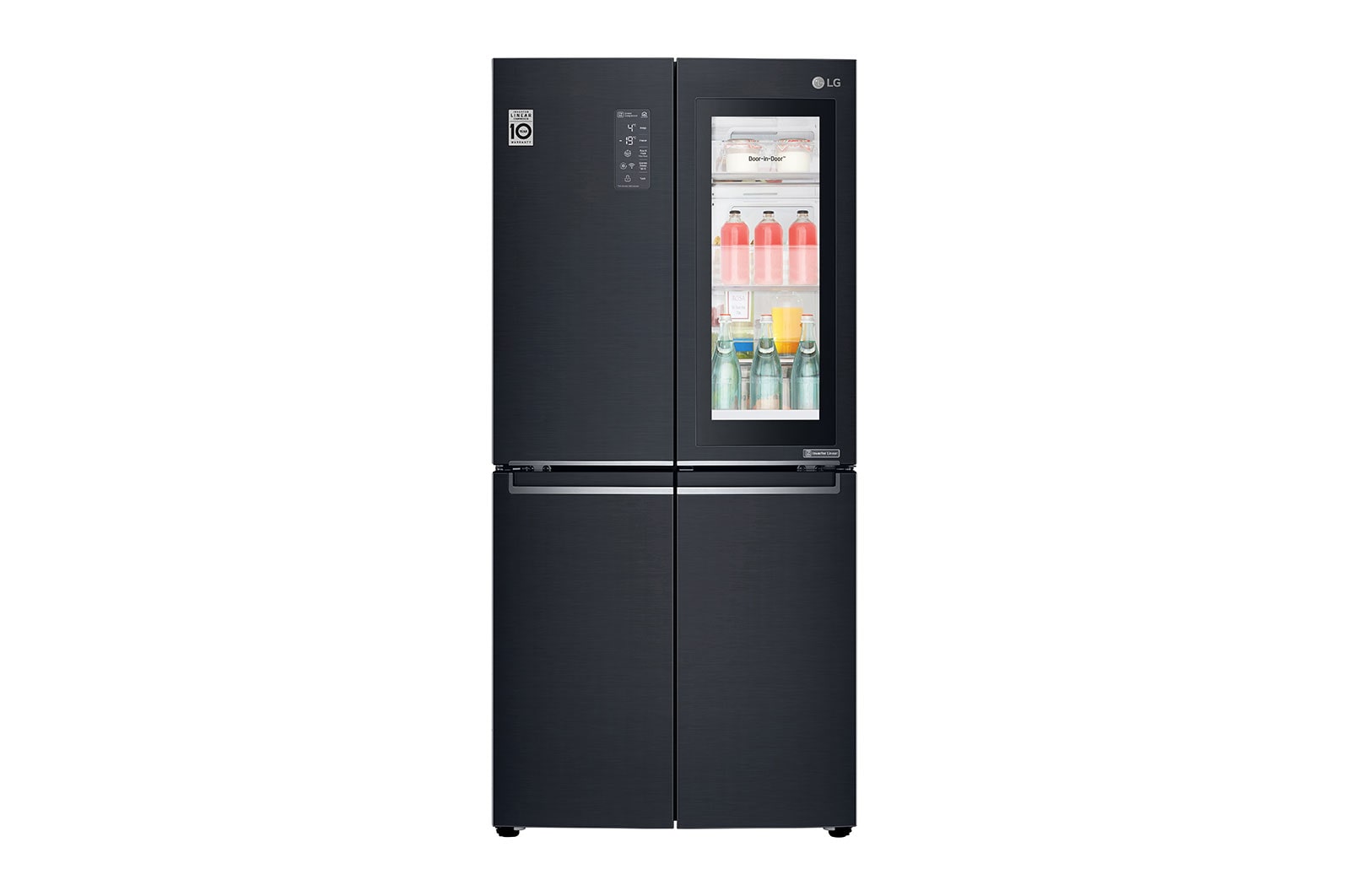 Vue avant de Réfrigérateur Multi-Portes | Door-in-Door | 530 L | No Frost | Compresseur Linéaire Inverter LG GMQ844MCKV