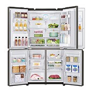 LG Réfrigérateur Multi-Portes | 571L | No Frost | Compresseur Linéaire Inverter, LG GMS9331SB