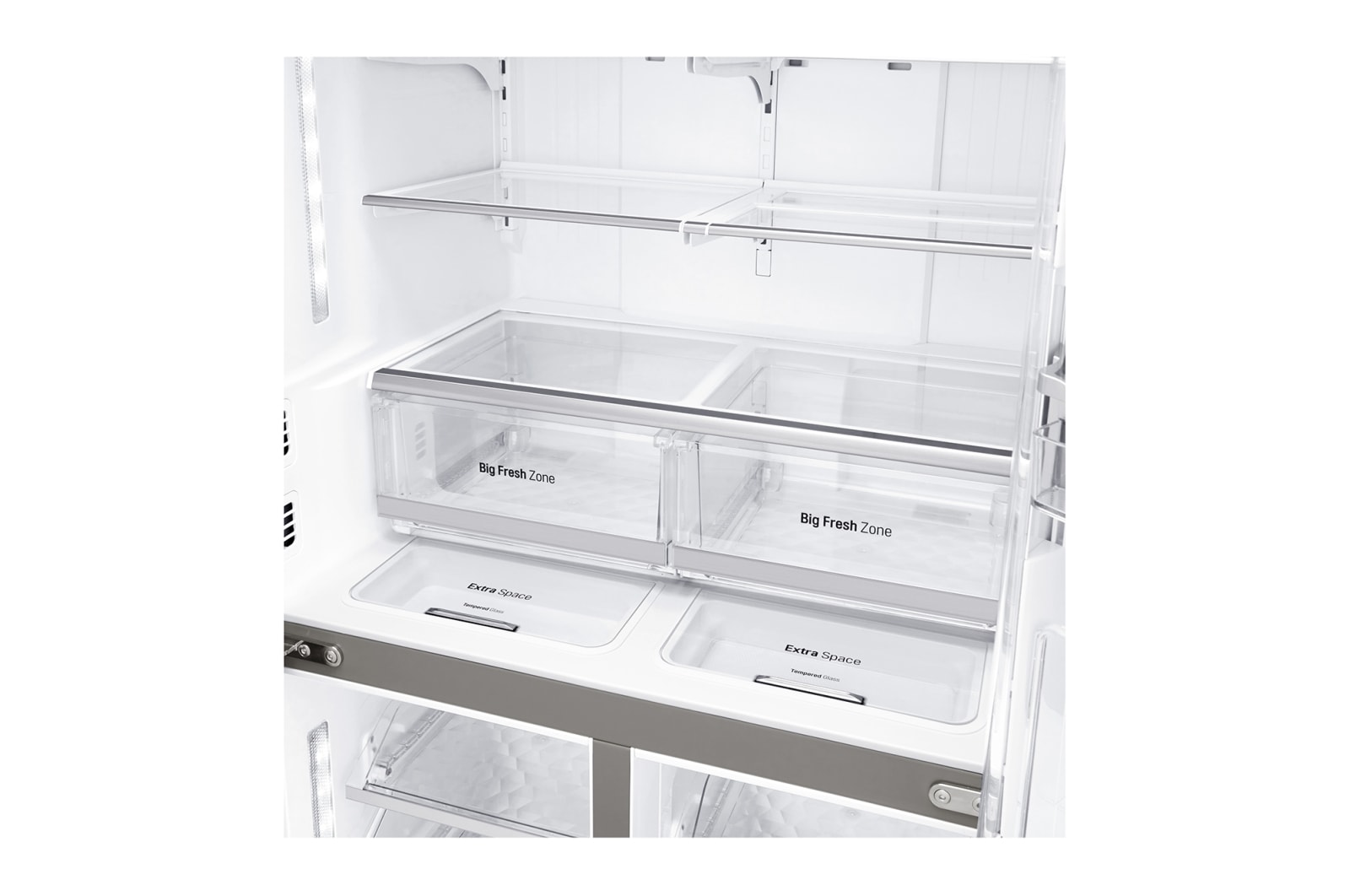 LG Réfrigérateur Multi-Portes | 571L | No Frost | Compresseur Linéaire Inverter, LG GMS9331SB