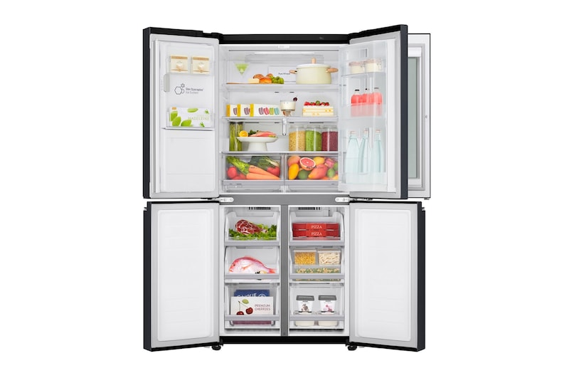 LG Réfrigérateur Multi-Portes Slim | 508 L | No Frost | Compresseur Linéaire Inverter, LG GMX844MCKV