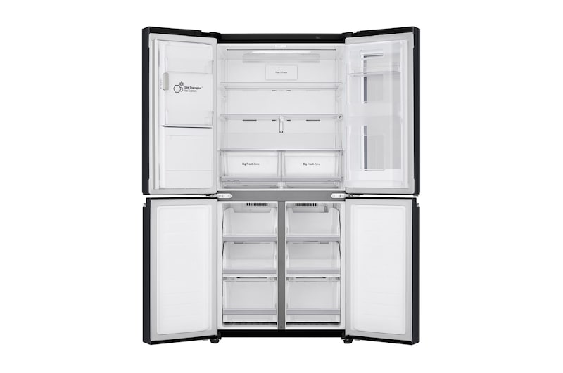 LG Réfrigérateur Multi-Portes Slim | 508 L | No Frost | Compresseur Linéaire Inverter, LG GMX844MCKV