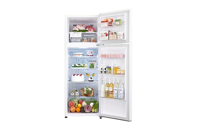 LG Réfrigérateur 2 portes | 254L | Eclairage LED | Twist ice | Magic crisper | No Frost | A+, LG GR5501WH