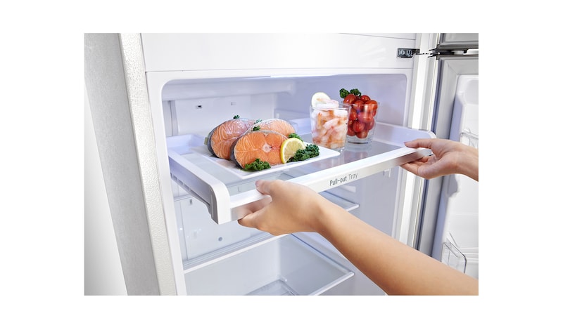 LG Réfrigérateur 2 portes | 254L | Eclairage LED | Twist ice | Magic crisper | No Frost | A+, LG GR5501WH