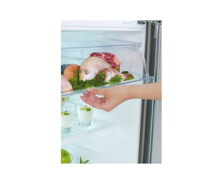 LG Réfrigérateur 2 portes | 511L | Distributeur d’eau | Smart Compresseur Inverter | No Frost | Eclairage LED | Twist Ice | Classe A++, LG GRF7848SC