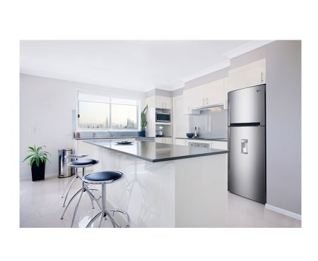 LG Réfrigérateur 2 portes | 511L | Distributeur d’eau | Smart Compresseur Inverter | No Frost | Eclairage LED | Twist Ice | Classe A++, LG GRF7848SC
