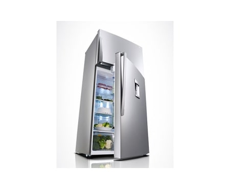 LG Réfrigérateur 2 portes | 511L | Distributeur d’eau | Smart Compresseur Inverter | No Frost | Eclairage LED | Twist Ice | Classe A++, LG GRF7848SC