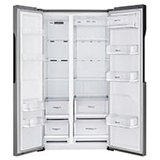 LG Réfrigérateur Américain | 591 L | Compresseur Linéaire | Moist Balance Crisper | Total No Frost | Smart Diagnosis | F, LG GSB360BASZ