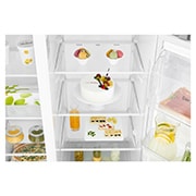 LG Réfrigérateur Américain | 591 L | Compresseur Linéaire | Moist Balance Crisper | Total No Frost | Smart Diagnosis | F, LG GSB360BASZ