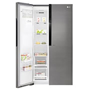 LG Réfrigérateur Américain | 591 L | Compresseur Linéaire | Moist Balance Crisper | Total No Frost | Smart Diagnosis | F, LG GSB360BASZ
