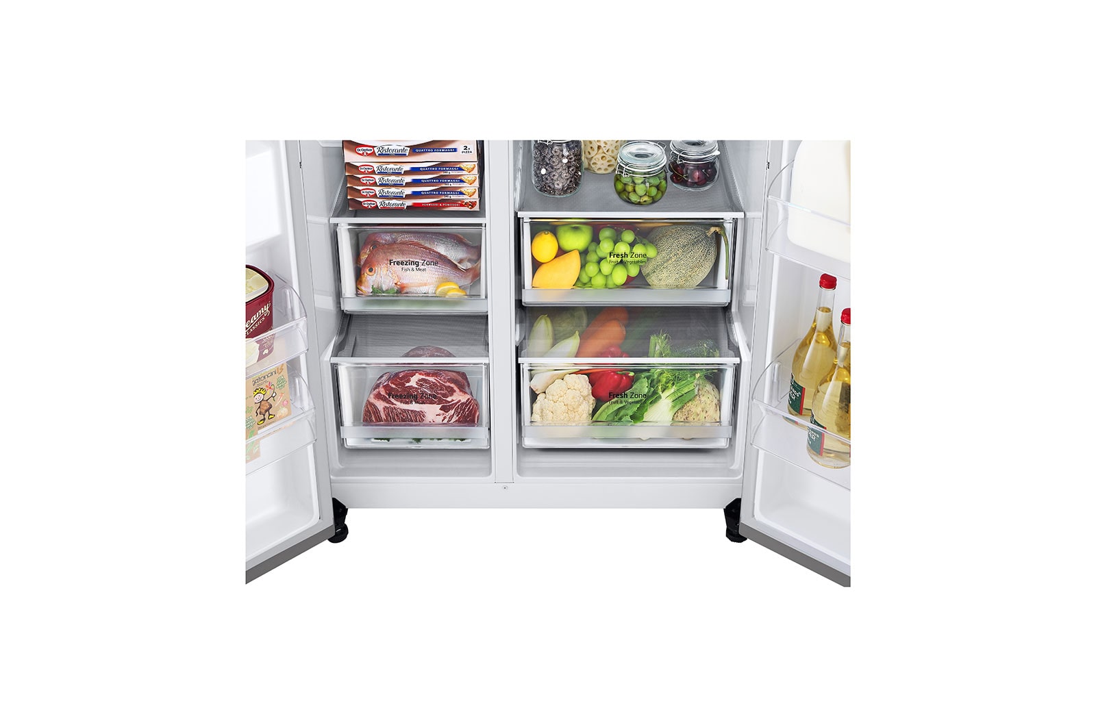 LG GSBV70DSTF | Réfrigérateur américain | 655L | Smart Diagnosis | Compresseur Smart Inverter, LG GSBV70DSTF