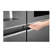 LG Réfrigérateur Américain | InstaView Door-in-Door® | 625 L | Compresseur Linéaire | Total No Frost |  F, LG GSI960PZAZ