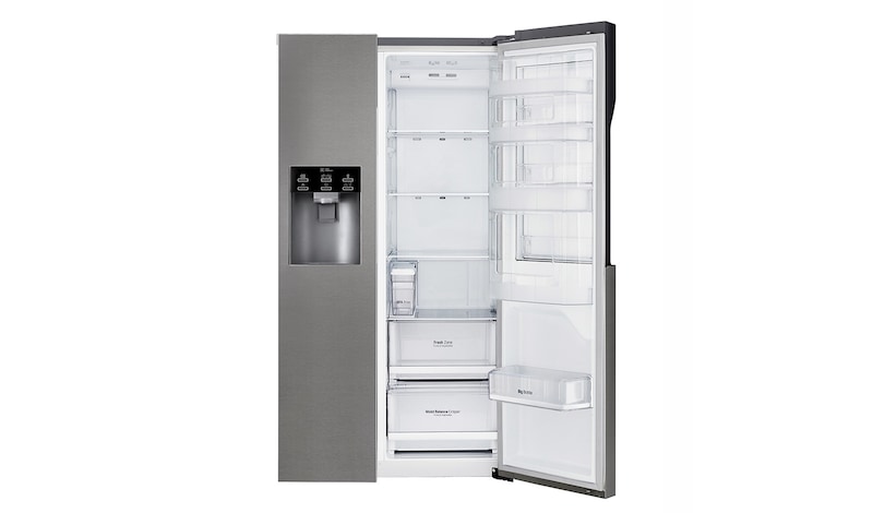 LG Réfrigérateur Américain | 606L | Compresseur linéaire | Total No Frost | Eau'tonome | Moist Balance Crisper | Door in Door® | F, LG GSJ361DIDV
