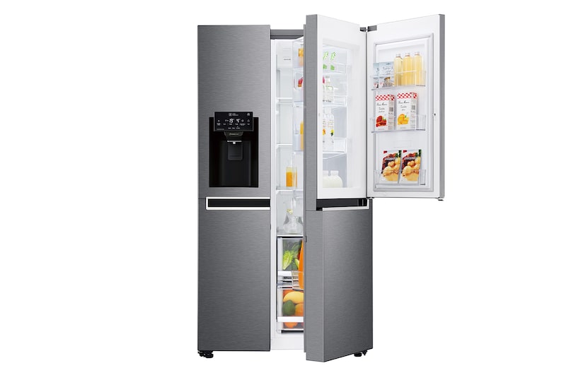 LG Réfrigérateur Américain | 625L | Door-in-Door® | Compresseur linéaire | Total No Frost | Moist Balance Crisper™ | F, LG GSJ470DIDV