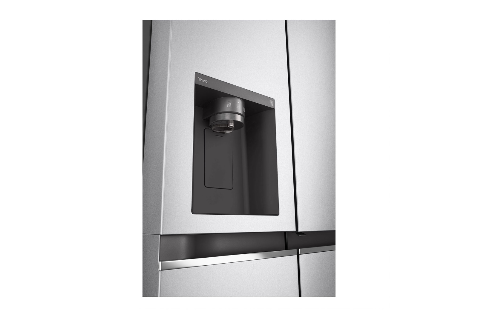 LG Réfrigérateur Américain - Grande capacité 635L | Door-in-Door™ | Door Cooling™ | Linear Cooling™ | Slim Space Plus, LG GSJV80MBLE