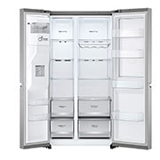 LG Réfrigérateur Américain - Grande capacité 635L | Door-in-Door™ | Door Cooling™ | Linear Cooling™ | Slim Space Plus, LG GSJV80MBLE