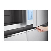 LG Réfrigérateur Américain - Grande capacité 635L | Door-in-Door™ | Door Cooling™ | Linear Cooling™ | Slim Space Plus, LG GSJV80MBLE