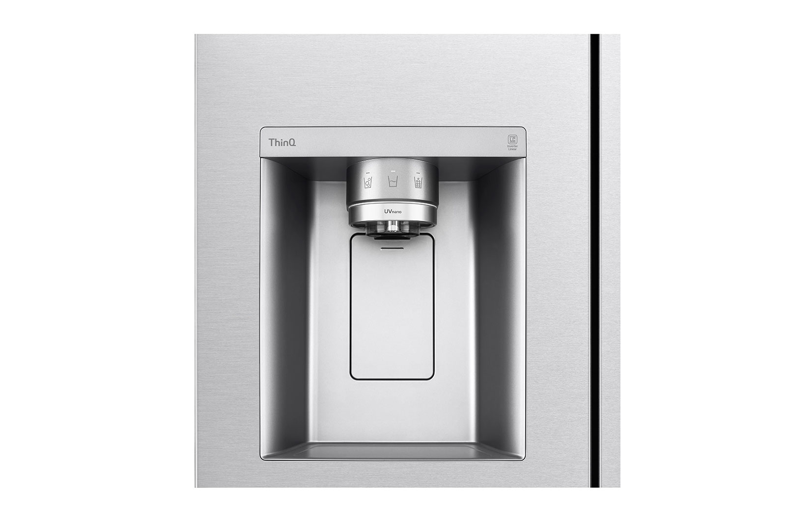LG GSJV90BSAF | Réfrigérateur américain | 635L | UVnano | Compresseur Linéaire Inverter, LG GSJV90BSAF