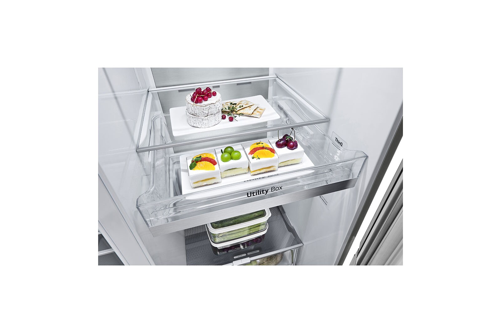 LG GSJV90BSAF | Réfrigérateur américain | 635L | UVnano | Compresseur Linéaire Inverter, LG GSJV90BSAF