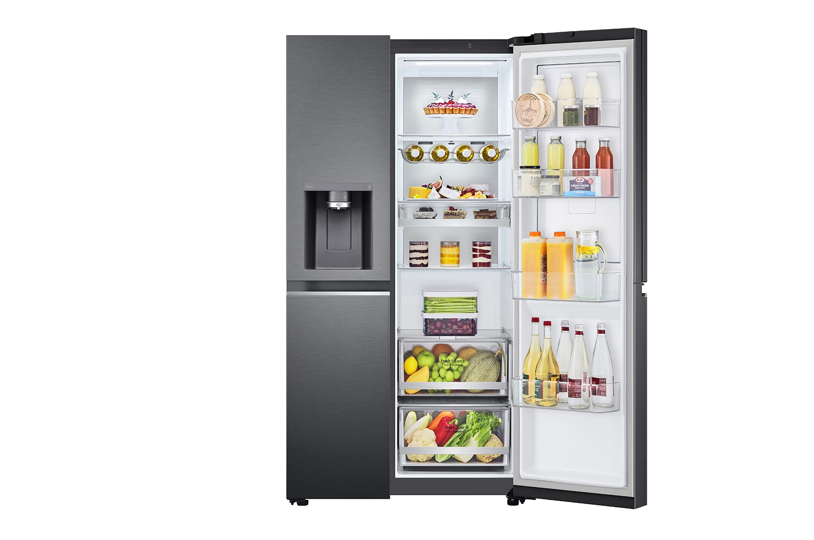 LG Réfrigérateur Américain | 635L | Uvnano™, LG GSJV90MCAE