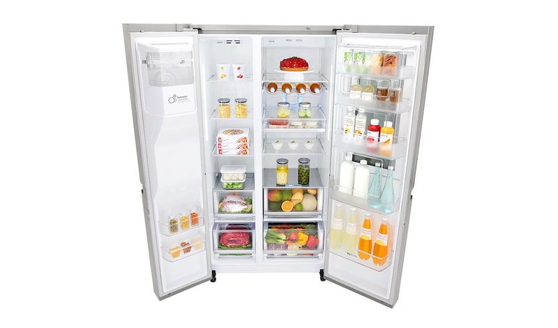 LG Réfrigérateur Américain | InstaView Door-in-Door ® | 625L | Compresseur Linéaire | Total No Frost | Wi-Fi | F, LG GSK6676SC