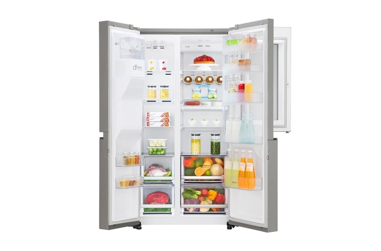 LG Réfrigérateur Américain | InstaView Door-in-Door ® | 625L | Compresseur Linéaire | Total No Frost | Wi-Fi | F, LG GSK6676SC