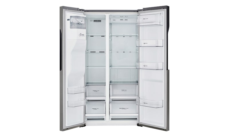 LG Réfrigérateur Américain | 606 L | Compresseur Linéaire | Moist Balance Crisper | Total No Frost | Smart Diagnosis | F, LG GSL360ICEV