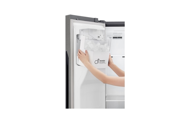 LG Réfrigérateur Américain | 606 L | Compresseur Linéaire | Moist Balance Crisper | Total No Frost | Smart Diagnosis | F, LG GSL360ICEV