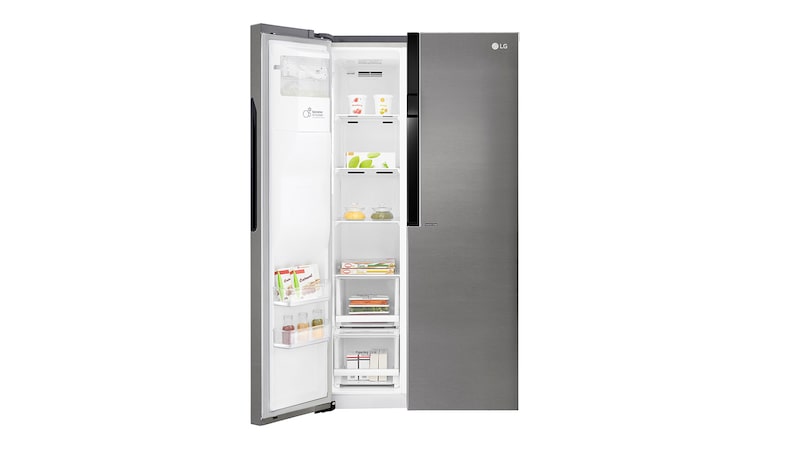 LG Réfrigérateur Américain | 591L | Compresseur Linéaire  | Total No Frost | Smart Diagnosis | F, LG GSL360ICEZ