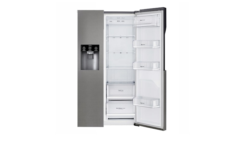 LG Réfrigérateur Américain | 591L | Compresseur Linéaire  | Total No Frost | Smart Diagnosis | F, LG GSL360ICEZ