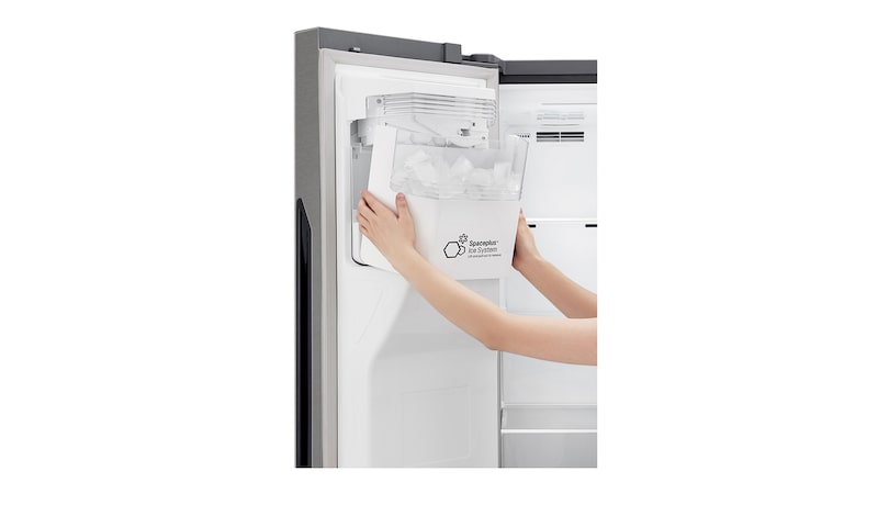 LG Réfrigérateur Américain | 591L | Compresseur Linéaire  | Total No Frost | Smart Diagnosis | F, LG GSL360ICEZ