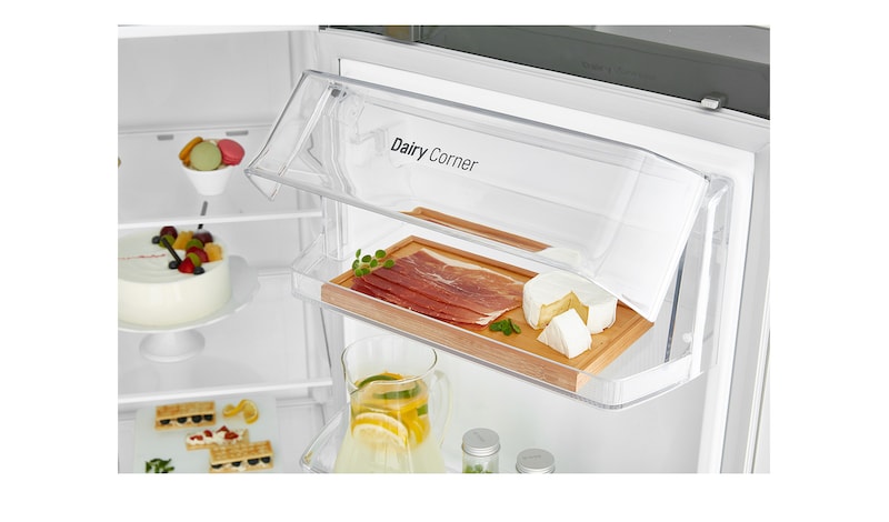 LG Réfrigérateur Américain | 591L | Compresseur Linéaire  | Total No Frost | Smart Diagnosis | F, LG GSL360ICEZ