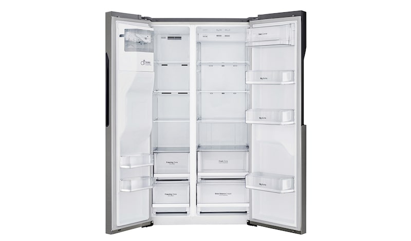 LG Réfrigérateur Américain | 591L | Compresseur Linéaire  | Total No Frost | Smart Diagnosis | F, LG GSL360ICEZ