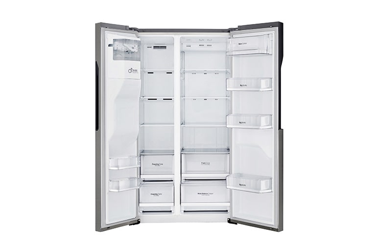 LG Réfrigérateur Américain | 591L | Compresseur Linéaire  | Total No Frost | Smart Diagnosis | F, LG GSL360ICEZ