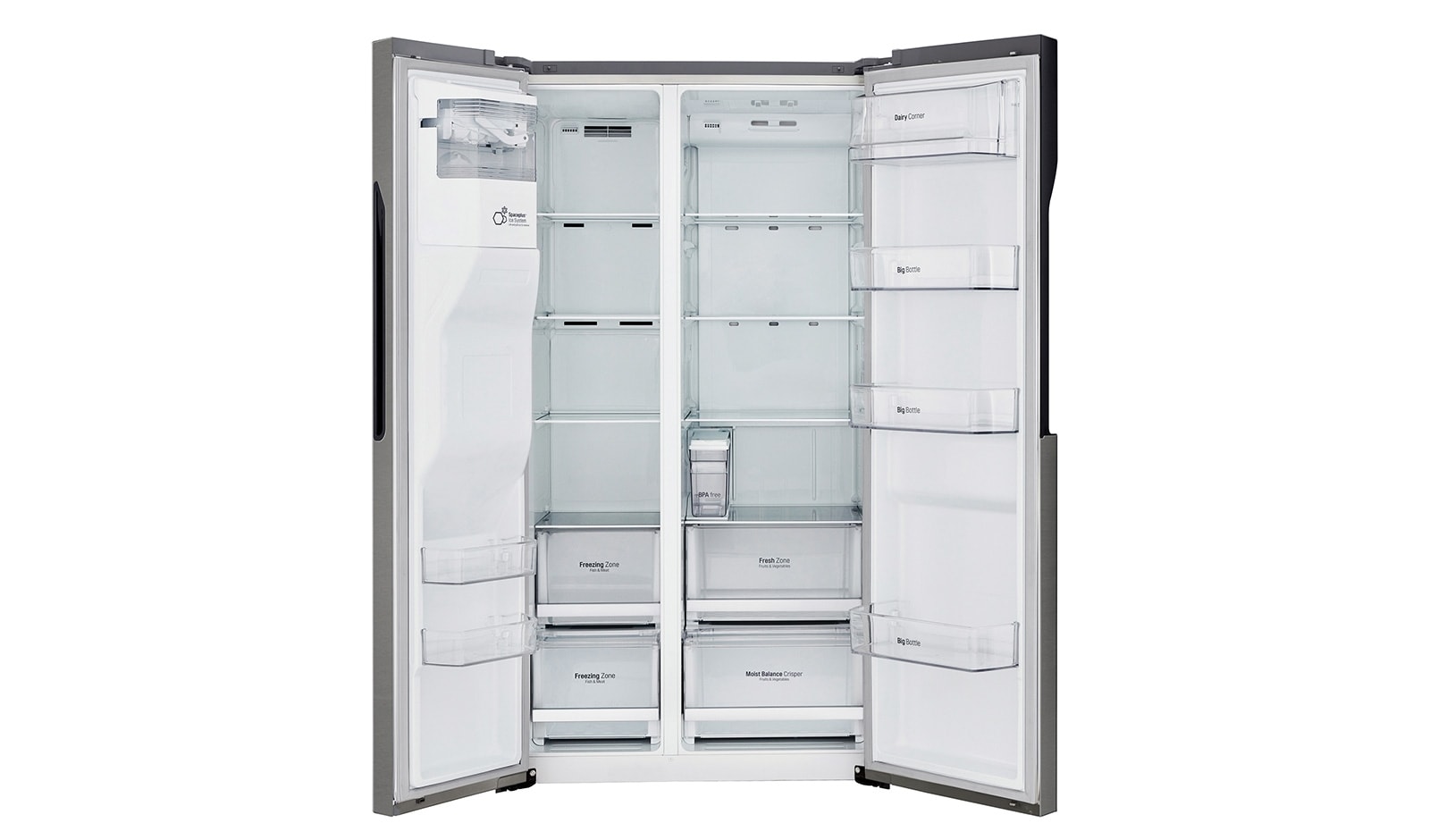 LG Eau’tonome : libérez-vous de toute contrainte d’installation avec le système sans arrivée d’eau !, LG GSL361ICEZ