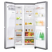LG Réfrigérateur Américain | 625L | Compresseur Inverter | Total No Frost | Moist Balance Crisper | F, LG GSL480PZXV